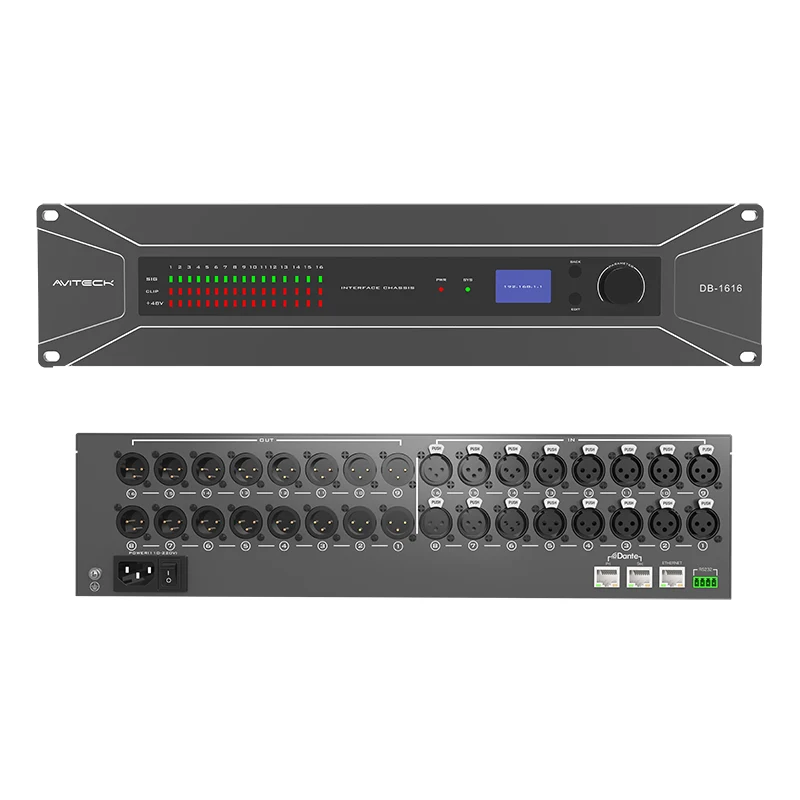 16CH Dante-audio-interface