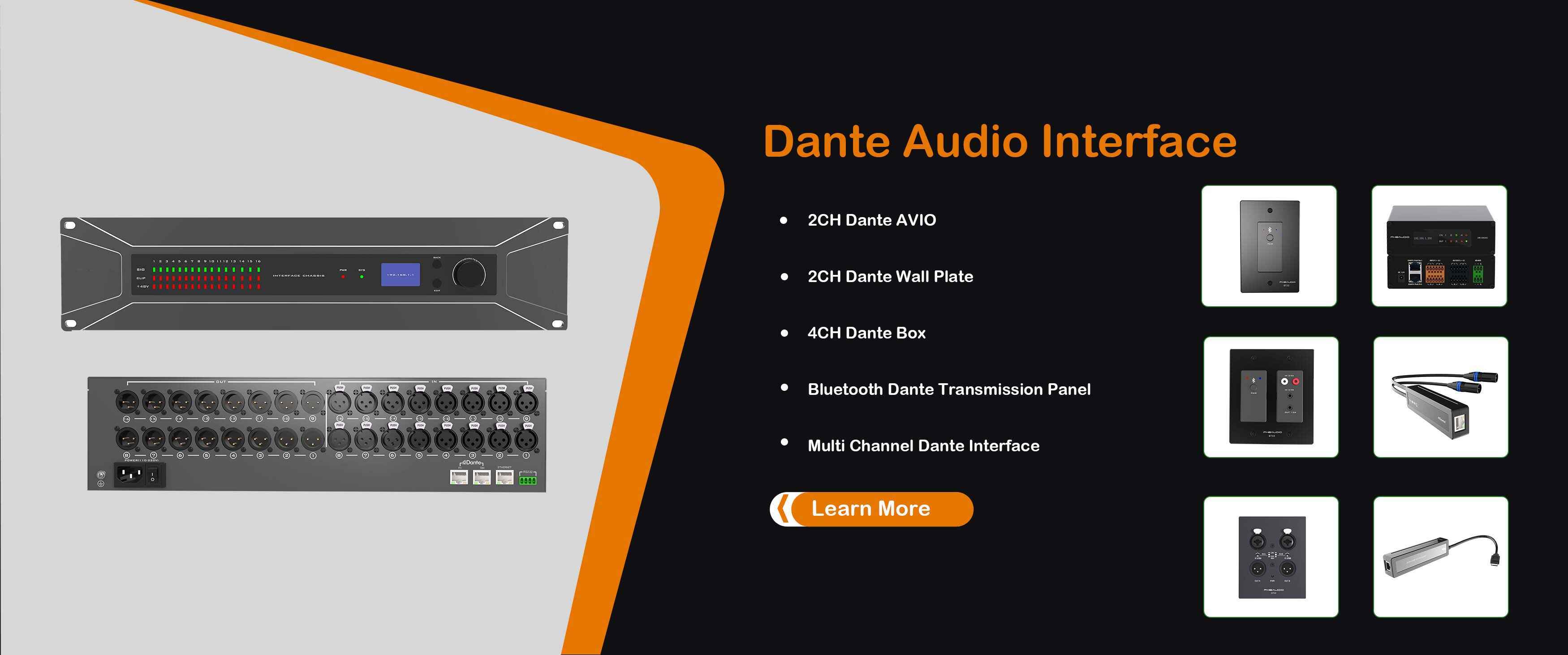 Dante audio voor integrators