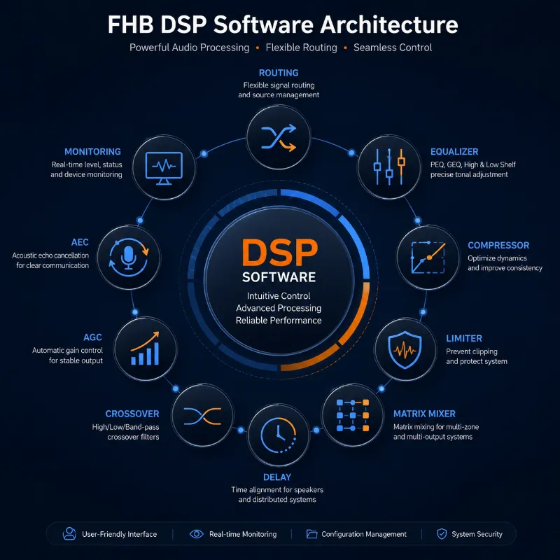 Hoe FHB DSP-software te gebruiken voor audioverwerking