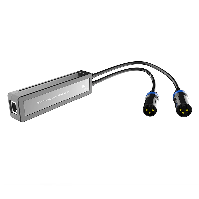 2CH analoge uitgang Dante-adapter