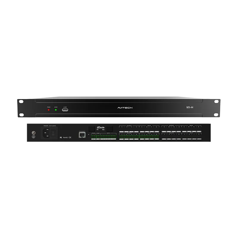 4-kanaals digitale audiomatrix
