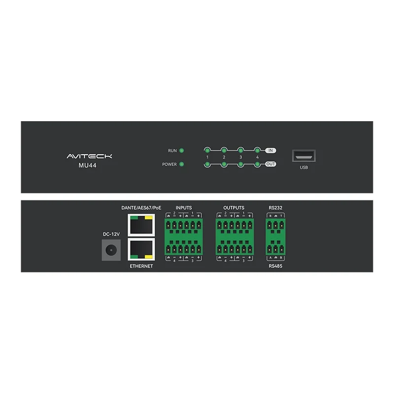 4CH digitale audioprocessor